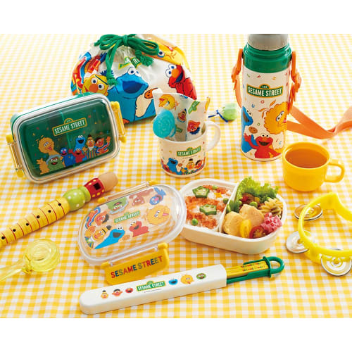 Skater Children's Plastic Lunch Cup, 200ml, Dishwasher Safe, Made in Japan, Sesame Street Design, KE4AAG-A