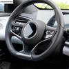 Car Steering Wheel Frame Decoration Cover Trim For BYD Seal EV  - 2024 Black / Carbon Fiber / Wood Grain Style Accessories