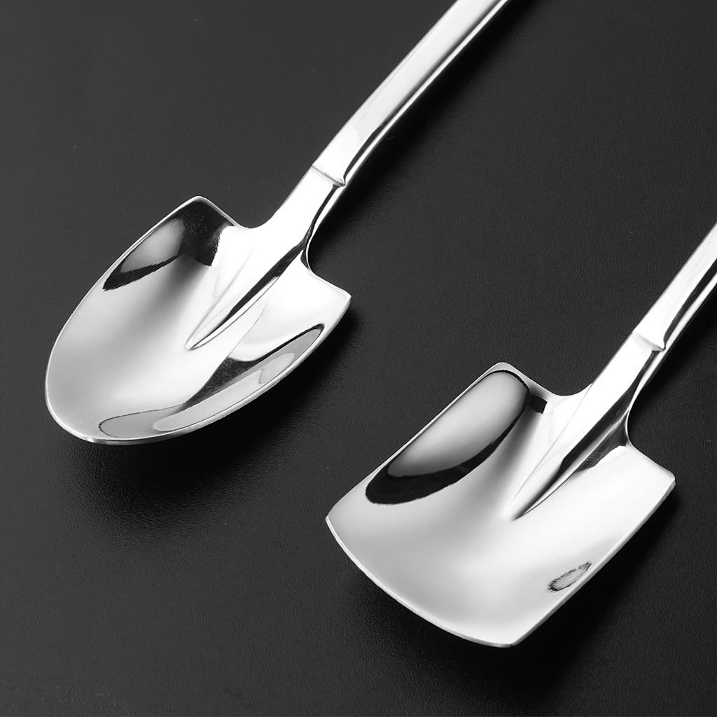 2pcs Bulk Kitchenware & Tableware - Dessert And Coffee Spoon Shovel for Hotels And Restaurants