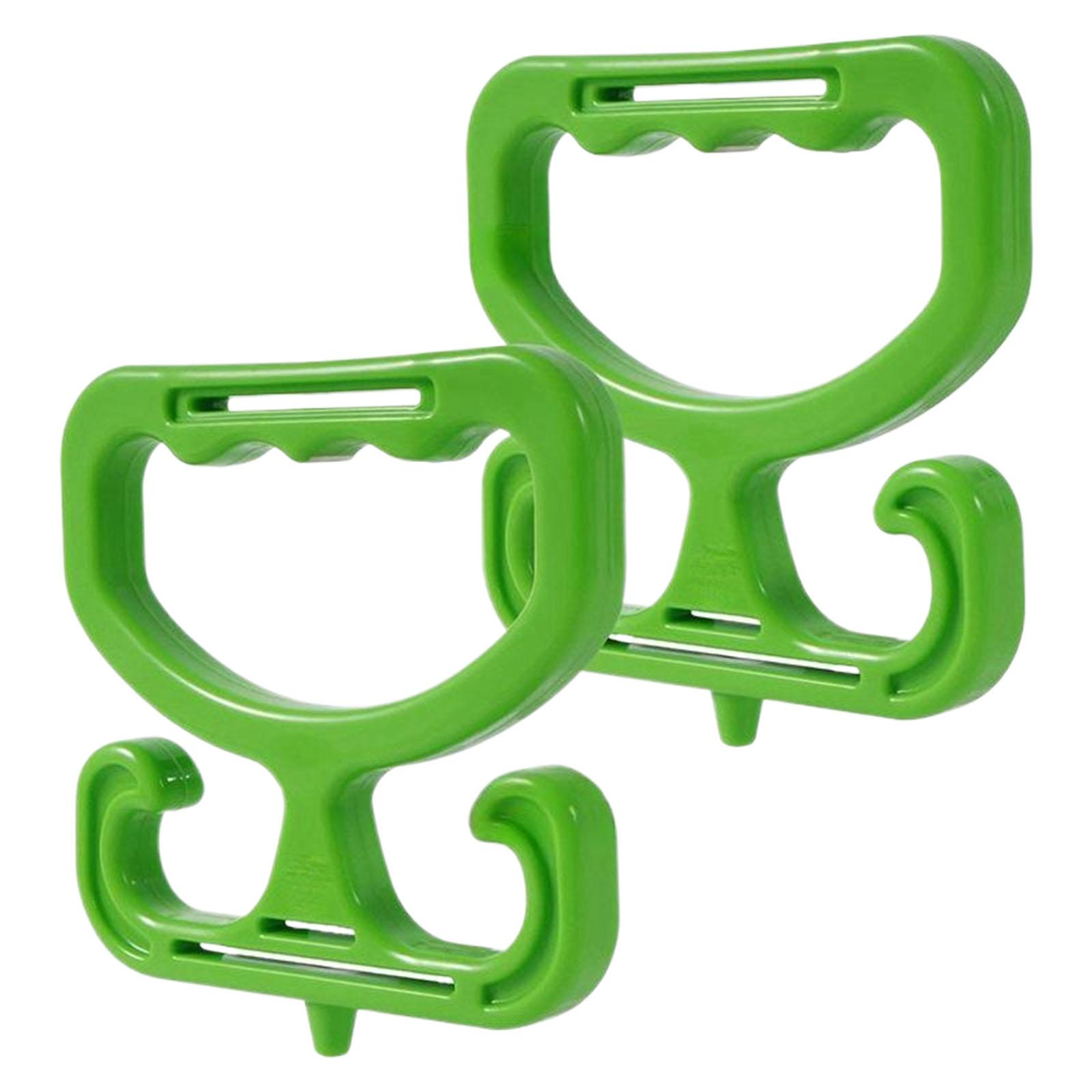 

Grocery Bag Carriers Heavy Duty Handles Each Holds Up to 100lbs for Shopping and Transport Comfortable & Secure Lifting 2