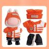 Doll Clothing Set, Top + Pants/Skirt + Hat Three-Piece Set Birthday Gift Plush Clothes Accessories Suitable for 6.7-Inch Dolls Only Include Clothes