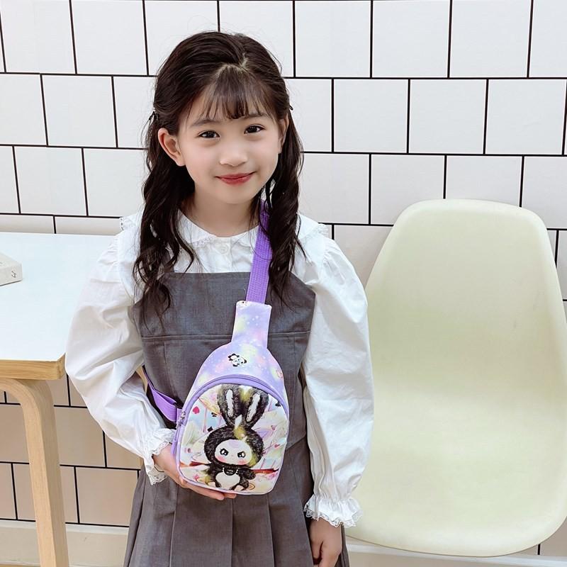 Shoulder Bag Kids Fashion With Cartoon Baby Three Print For Interior Outings