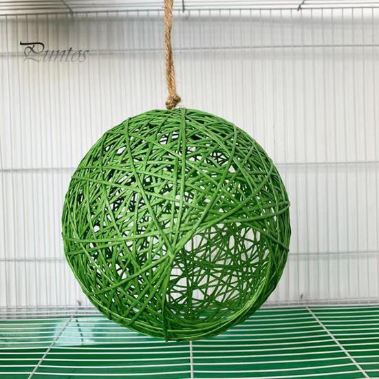 Pet Hammock Hamster Nest Comfortable Breathable Squirrel Parrot Hanging Bed Sleeping Rattan for Cage
