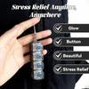 LED Light-Up Keychain Key Rings Clickable Button Fidget Toy for Stress Anxiety Relief Portable Desk Accessory Office Decor Gift