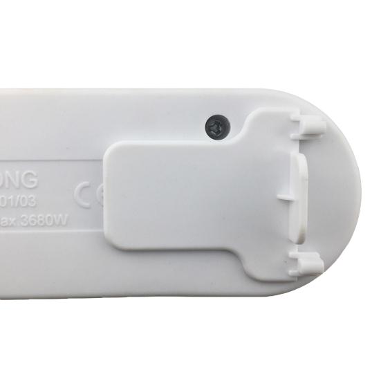 3 Holes EU Plug Electronic Power Strip Fast Charging Switch Extension Socket