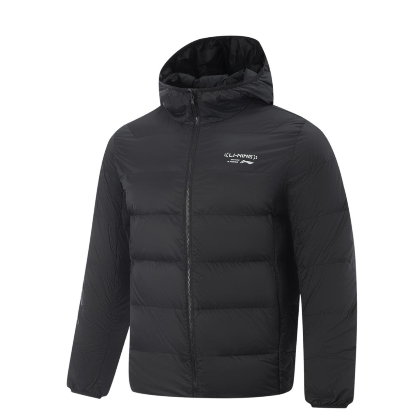 Li-Ning Легкая Мягкая Универсальная Простая Короткая Пуховая Куртка Мужская верхняя одежда AYMV459-4 2XL
