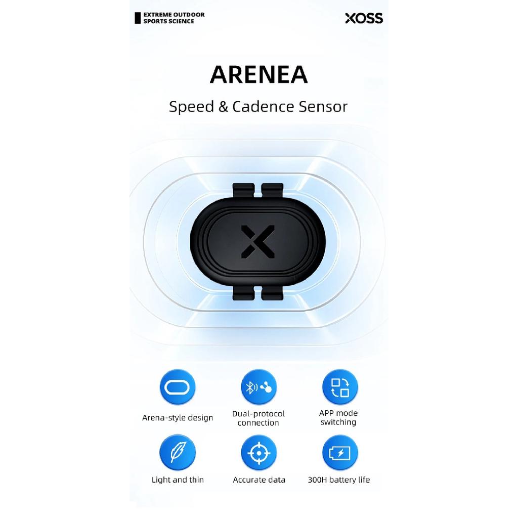 NES XOSS ARENA Sensore di Velocità e Cadenza ANT+ Ciclismo Per GARMIN EDGE iGPSPORT BSC100s BSC200 Bryton G+ G2 G3 plus Computer GPS per Bici