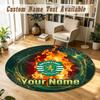 Round Rug Custom NameSporting CP Pattern Non Slip Carpet Home Floor Decor