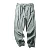 Men's Linen Pants Summer New Thin Cotton-Linen Trousers Export Original Men's Long Pants Casual Pants with Cuffs Men's Pants