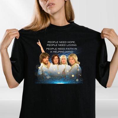 T-shirt Graphique Musique Rétro – T-shirt Style Groupe Vintage, T-shirt Paroles Inspiré des Années 70,