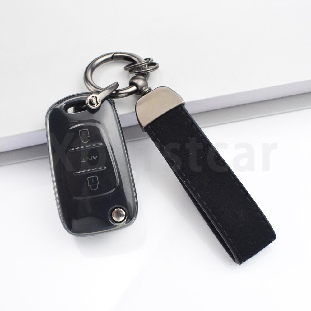 TPU Car Shell Fob Protector For Hyundai I20 I30 Elantra Azera Veracruz Veloster Kia Rio K7 K5 Sportage Sorento Key Case Cover