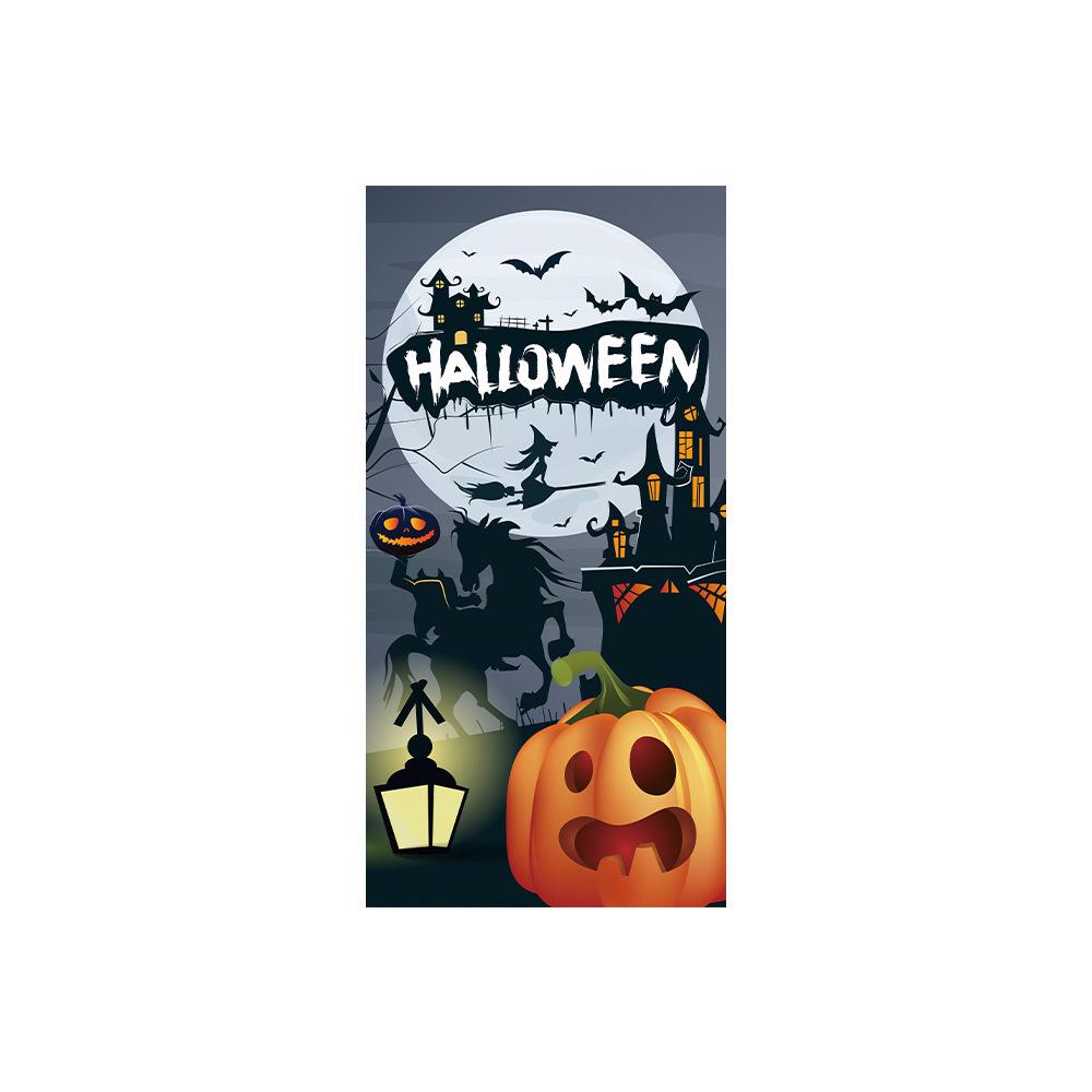 Day of the Dead Festival Polyester Door Banner - Customizable Party Decoration
