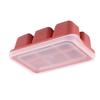 Trays Multipurpose 6 Grids Reusable Leakage Proof Easy Release Soft Bottom Silicone   Molds with Removable Lid