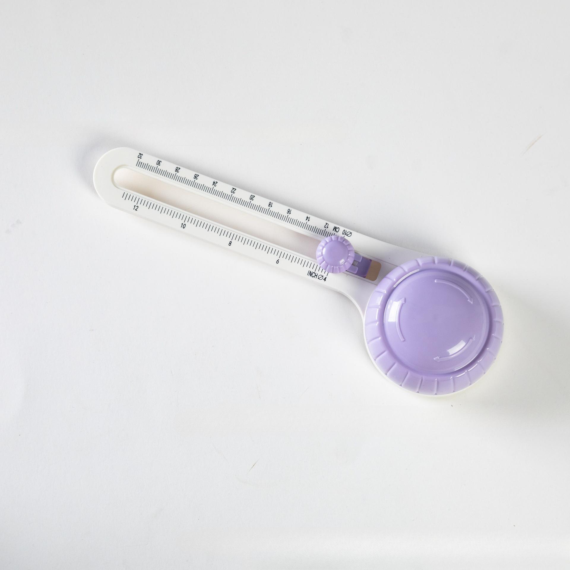 

Round cutter DIY handmade hand account round paper cutter 360 ° rotating round cutter compass knife round cutter paper cutter фиолетовый