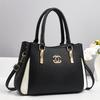 2026 New Temperament Contrasting Color Sense Oblique Span Women's Bag Temperament Fashionable and Simple Handbag Bag