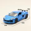 1/36 Chevrolet Corvette Z06 Toy Car Model for Children RMZ CiTY Diecast Racing Miniature Pull Back Collection Gift for Kid Boys