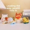 Little Horse Fu Fu Rotating Charm Decorative Item for Office Desk, Zodiac-themed Temple Decoration