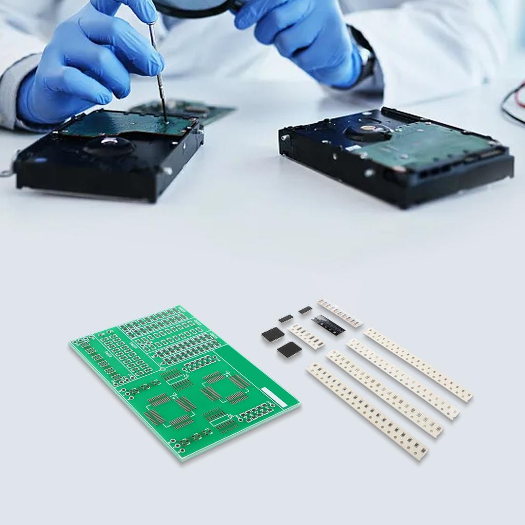 Soldering Workshops LQFP Training Kit Voltage Regulator Stabilizers Hands-on Soldering Practice Single-sided FR-4 PCB