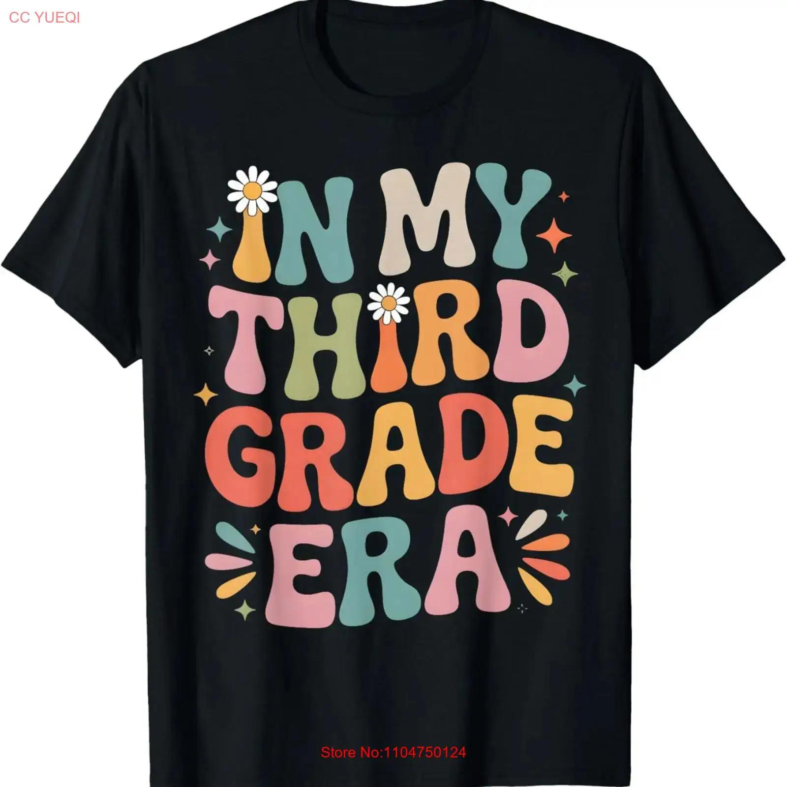 

in My Third Grade Era Retro Back to School Student Teacher T Shirt for Dad vintage Washed Stretched homme Stylish Breathable 5XL різнокольоровий