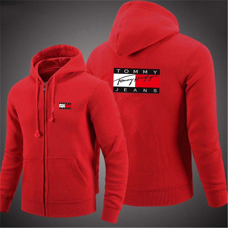 Sportlicher Reißverschluss-Kapuzen-Cardigan-Sweatshirt 2025 - Jetzt auf Lager