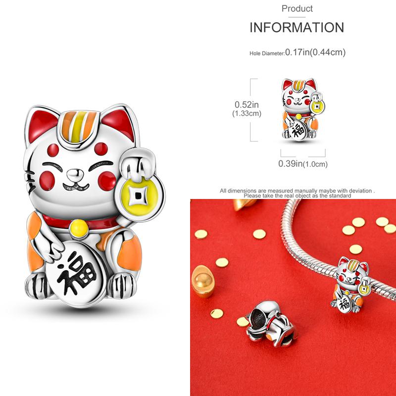 Realcopper Butterfly Luminous Firefly Animal Clip Interval Charms Beads Fit Original Bangle Bracelets Diy Jewelry