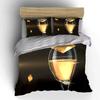 Golden Bubbly Elegance. Bedding Sets Duvet Covers Pillowcases(1* Duvet Cover 2* Pillowcases Without Duvet Insert)