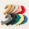 IBEANS U-shaped Pet Sleeping Pillow Pet Special Small Pillow Sleeping Blanket Removable and Washable Four Seasons Available Cushion