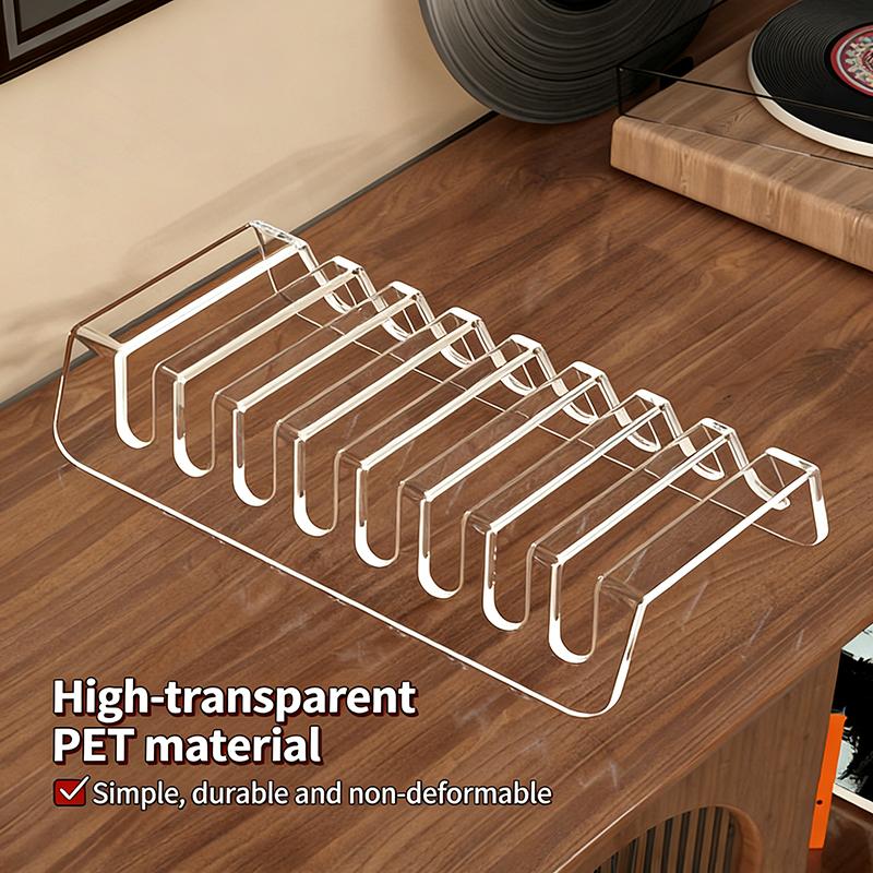 2PCS 6 8 Grid Acrylic CD Display Organizer Shelf for Music Album Storage Bedroom Office
