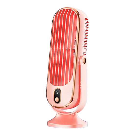 Bærbar skrivebordsvifte 5 hastigheter Sterk luftstrøm Lavt støynivå Oppladbar personlig bordvifte Mini klimaanleggvifte