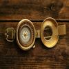Marine Brass Compass Handmade  Pocket Antique Maritime Sailor Ship Instrument Educational Compass 6.35 cm