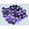 08X10-08X13MM Natural Purple Amethyst Oval Cabochon Loose Gemstone 40Pcs Lot C-2819