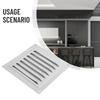 1pc 150/200/250/300mm Aluminum Louvered Vent Grille Cover Square Vent Insect Screen Cover Suitable For Covering Wall Ceiling