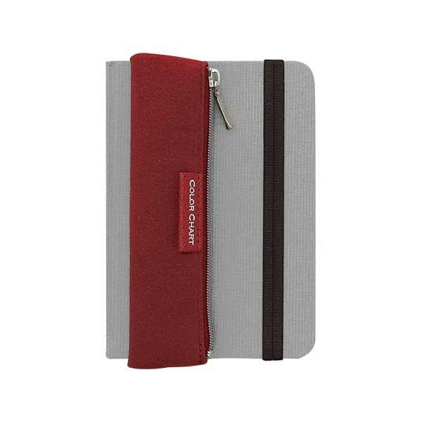 Color Chart Band Pencil Case A6 Cardinal Traveler's (82 Red)