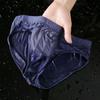 Men's Summer Ultra Thin Fashion New Ice Silk Smooth Transparent Triangle Briefs