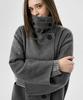 Ranunculus Oversized Double Coat_Melange Grey