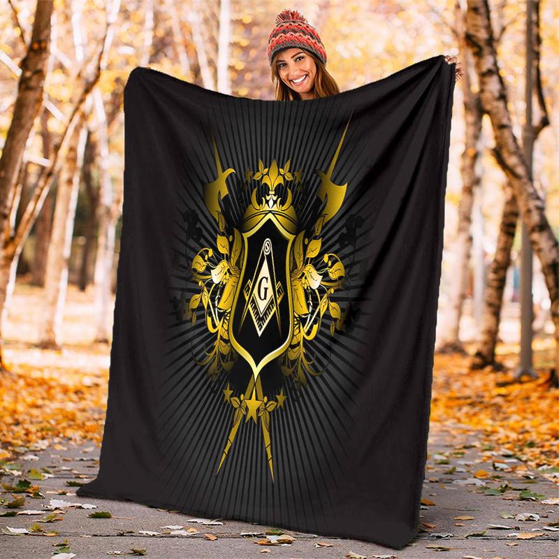 1PC Illuminati All-Seeing Eye Printed Blanket, All Season Lightweight Home Office Outdoor Nap Multifunctional Blanket