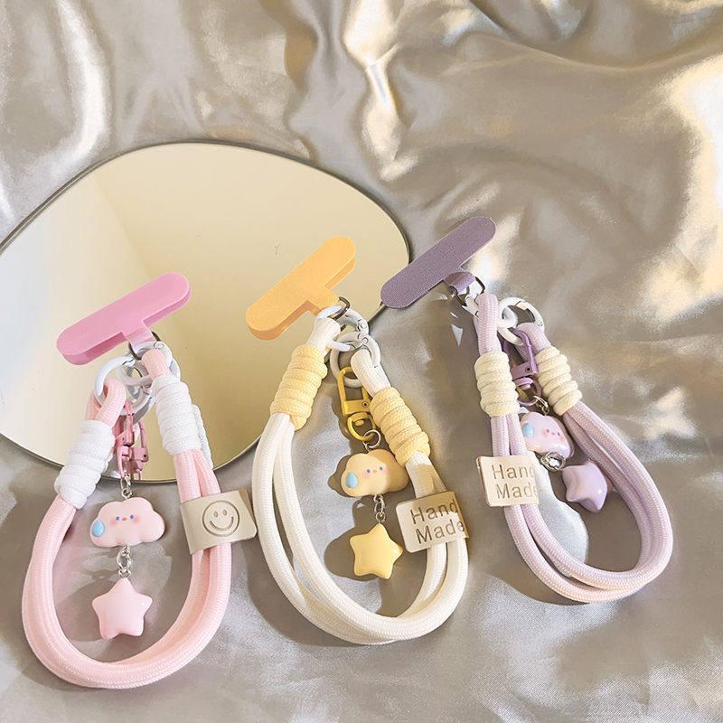Hobby Cartoon Cloud Phone Lanyard & Backpack Pendant for Students - Blue