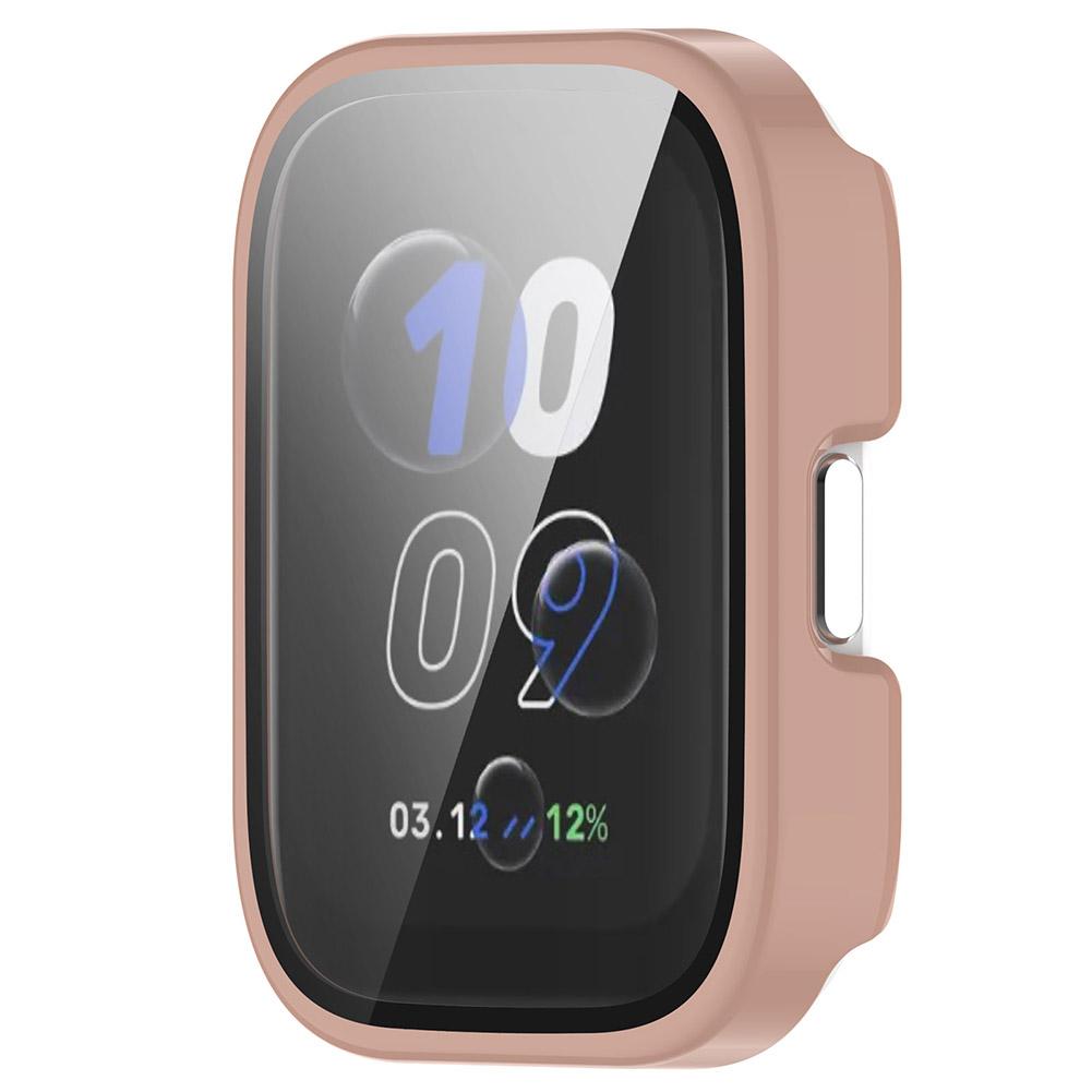 Case Glass Screen Protector Anti-Scratch Hard PC Case with Tempered Glass Screen Protector for Amazfit Bip 5 Unity Accessories