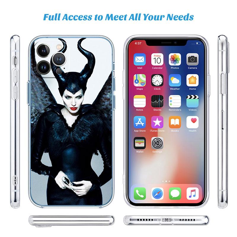 Maleficent Transparent Phone Case for LG K22 K30 K40 K40S K41 K42 K50 K50S K51 K51S K52 K61 K62 K71 K92 Q61