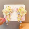 Mid-Autumn Hanfu Fairy Hair Clip - Women's & Children's Ancient Style Floral Tassel, Sweet Accessory for Girls