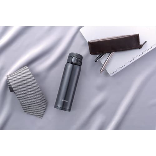 Zojirushi Mahobin Water Bottle Stainless Steel Mug Bottle Direct Drinking Lightweight Cold Insulation One Touch Open Type Lightweight Compact 480ml Si
