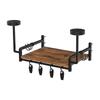 Elegante Portacasco in Legno Naturale da Parete per Decorazione Casa Moderna Installazione Facile Organizer per Stoccaggio