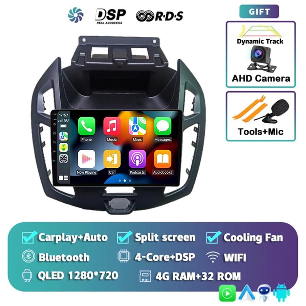 9" Radio Android 14 Audio For FORD TRANSIT Connect 2014 2015 CarPlay WITSON Multimídia Automotivo GPS WIFI DSP Car Stereo 2Din