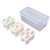 3pcs Ice Lolly Stick Molds PP Food Grade Reusable 12 Sticks Ice Cream Maker for Milk Yogurt Pudding