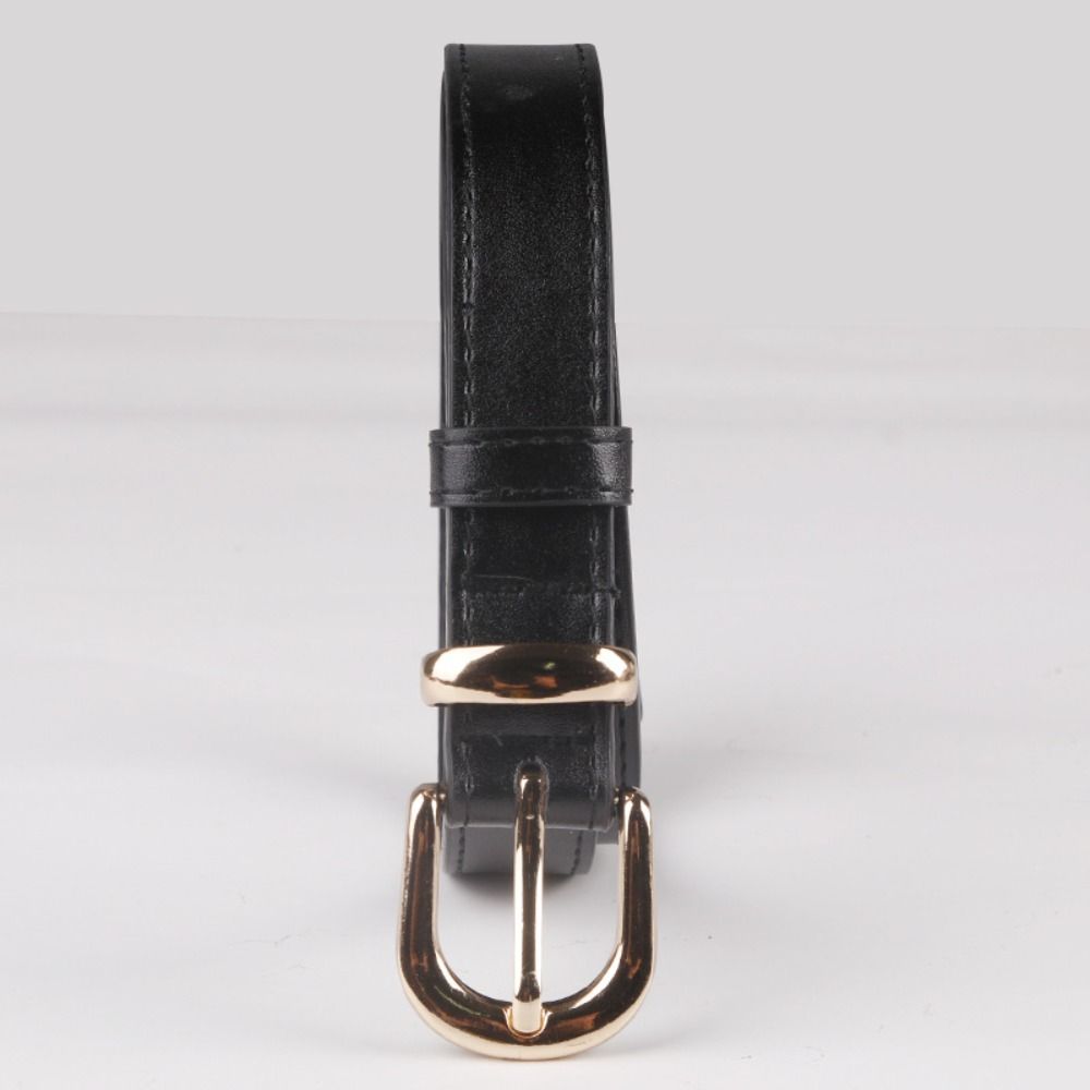 Fashion Pin Buckle Waistband Women Thin Waist Strap Versatile Leather Belt