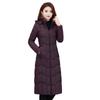 Autumn Womens Winter And Hooded Slim Fit Thick And Warm Long Middleaged Mothers Jacket 6 Colors