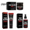 Quick Drying Fake Blood Paste Halloween Blood, Realistic Coagulated Gel/Spray/Paint, Special Professional Cosplay Spray Effect Makeup Prop for Zombie