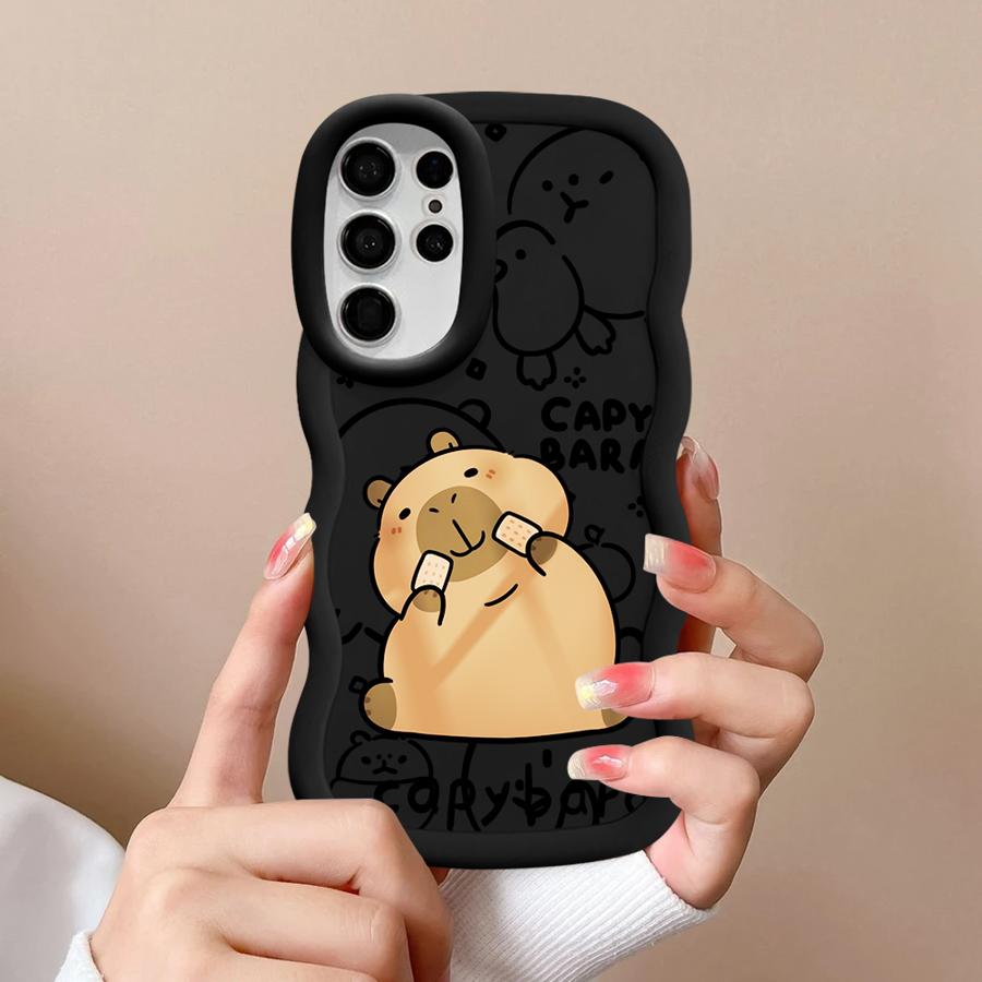 Capybara Cute Cool Soft Phone Cover Case for Samsung Galaxy S21 S20 FE S23 Plus A25 S24 S22 Ultra S25 A26 A24 A54 A55 A36 A35