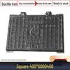 Square and Round Cast Iron Manhole Cover for Electric and Water Utilities