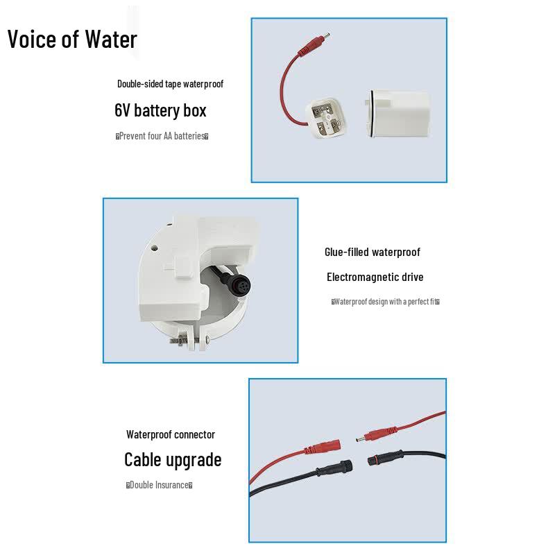 Water Sound Smart Automatic Wall-Mounted Toilet Flusher